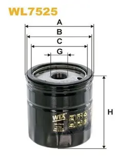 OIL FILTER WIX  WL7525