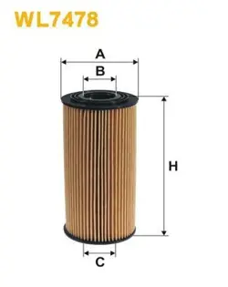 OIL FILTER WIX  WL7478