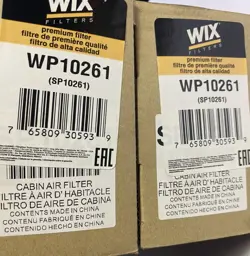 CABIN AIR FILTER  WIX  WP10261 (CASE, CASE/IHC, NEW HOLLAND) TRACTOR QTY 2