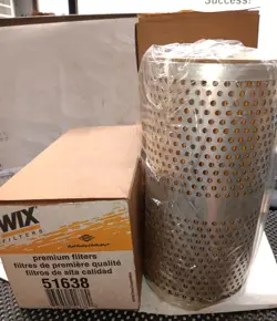 WIX HYDRAULIC FILTER 51638. PACK OF 2.