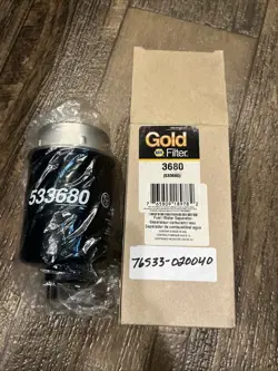 NAPA GOLD 3680 WIX 533680 FUEL WATER SEPARATOR