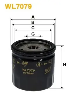 OIL FILTER WIX  WL7079