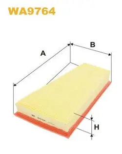 AIR FILTER WIX FILTERS FOR  WA9764