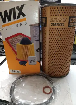 CLARK EQUIPMENT HYDRAULIC FILTER 215502(WIX 51136)