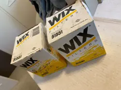 (2) NIB WIX 51551 HYDRAULIC FILTERS