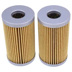 2PCS WIX FUEL FILTER 33507 HEAVY DUTY CARTRIDGE FUEL METAL CANISTER AFTERMARKET