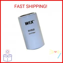 WIX FILTERS - 51158 HEAVY DUTY SPIN-ON LUBE FILTER, PACK OF 1