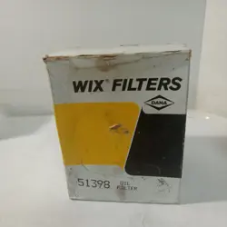 NOS WIX OIL FILTERS 51398 BRAND NEW