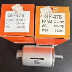 LOT OF 2 NOS PRO GAUGE GF-476 / WIX 33093 FUEL FILTER