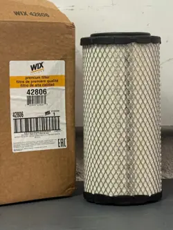 GENUINE WIX HD ROUND AIR FILTER FOR SELECT TOYOTA FORKLIFTS + MORE # 42806