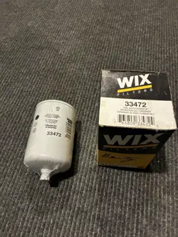 WIX 33472 WATER FUEL SEPARATOR.
