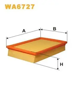 AIR FILTER WIX FILTERS FOR WA6727