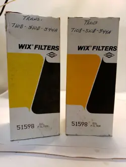 LOT OF 2 WIX HYDRAULIC FILTER 51598