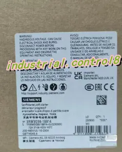 3RW3038-1BB14  SEMICONDUCTOR MOTOR STARTER   3RW3038-1BB14