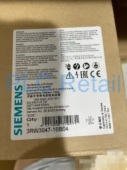 NEW SIEMENS AC SEMICONDUCTOR MOTOR STARTER 3RW3047-1BB04 FAST TRANSPORTATION