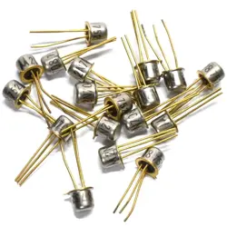 (2QTY) 2N708/N708 GOLD SEMICONDUCTOR BIPOLAR TRANSISTOR