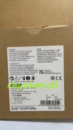 NEW 3RF2420-1AB45 SIEMENS SEMICONDUCTOR CONTACTOR FAST FEDEX OR DHL