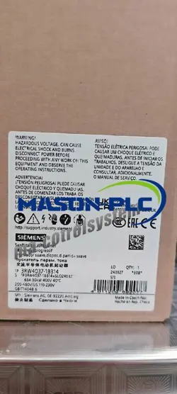 3RW4037-1BB14 AC SEMICONDUCTOR MOTOR STARTER 30 KW/400 V 63 A