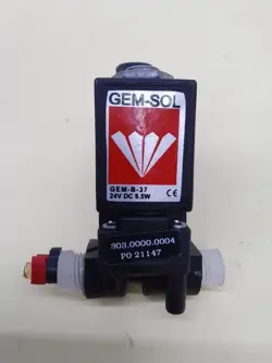 GEM-SOL GEM-B-37 24VDC SOLENOID VALVE SEMICONDUCTOR STORE SPARES #WD10