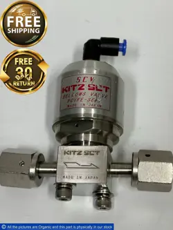 KITZ PCTFE-SEAT 10K-1/4 STD 316L BELLOW VALVE DIAPHRAGM SEMICONDUCTOR KITZ SCT #