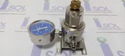 SUPER TORR-33 REGULATOR WITH PRESSURE GAUGE MPA 1 SEMICONDUCTOR SPARE #WD8