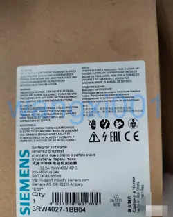 NEW SEMICONDUCTOR MOTOR STARTER 3RW4027-1BB04 FEDEX DHL FAST DELIVERY #W6