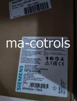 3RW4024-1TB04 SEMICONDUCTOR MOTOR STARTER 12.5A, 5.5KW/400V #A6-39