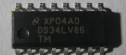 DS34LV86TM SEMICONDUCTOR IC LINE RCVR QUAD 16 PIN SOIC #A6-39