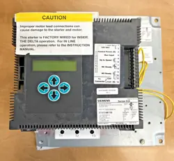 SIEMENS 72GG35AFA ELEVATOR STARTER AC SEMICONDUCTOR MOTOR STARTER SERIES E05
