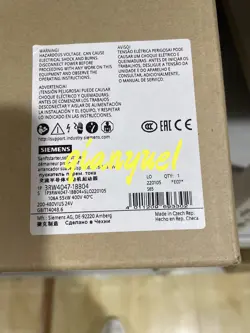 3RW4047-1BB04 BRAND NEW COMMUNICATION SEMICONDUCTOR MOTOR STAR 55KW 3RW40471BB04