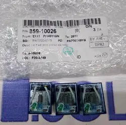 ASM 859-10026 RELAY ME 2PCO 250VAC 10A SEMICONDUCTOR SPARE NEW #A6-39