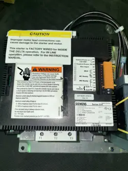 SIEMENS SERIES E05 ELEVATOR STARTER AC SEMICONDUCTOR MOTOR STARTER 72KV34AFA