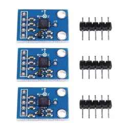 3PCS ADXL335 SENSORS MODULE SEMICONDUCTOR DEVICES TRIAXIAL ACCELEROMETER ANGULAR