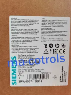 3RW4037-1BB14 AC SEMICONDUCTOR MOTOR STARTER AC 200-480V #T4