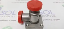 MKS CV16-K1K1-NCZZ TOP ISOLATION ELBOW COMPONENT FOR VACUUM VALVE SEMICONDUCTOR