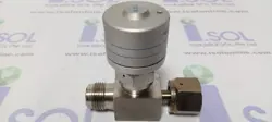 FUJIKIN 316L PNEUMATIC VALVE PI TYPE O.P 0.49MPA SEMICONDUCTOR STORE SPARE #W5