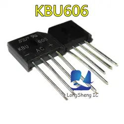 10PCS KBU606 SEMICONDUCTOR KBU606 HIGH QUALITY NEW #F19