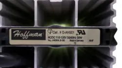 HOFFMAN D-AH501 SEMICONDUCTOR HEATER UNMP